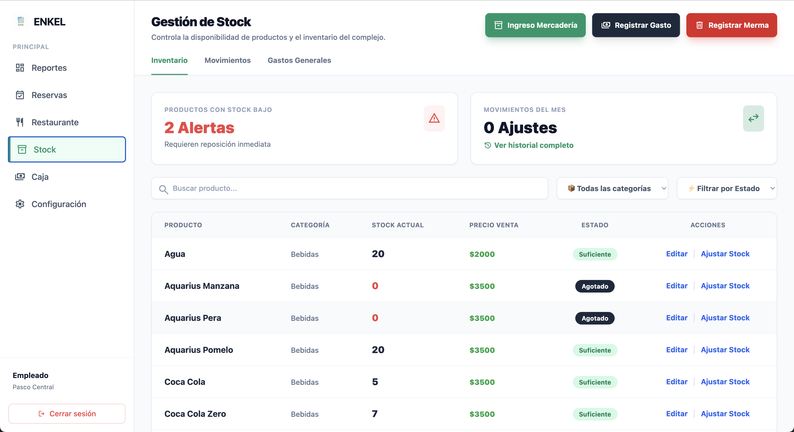 Inventario en Tiempo Real